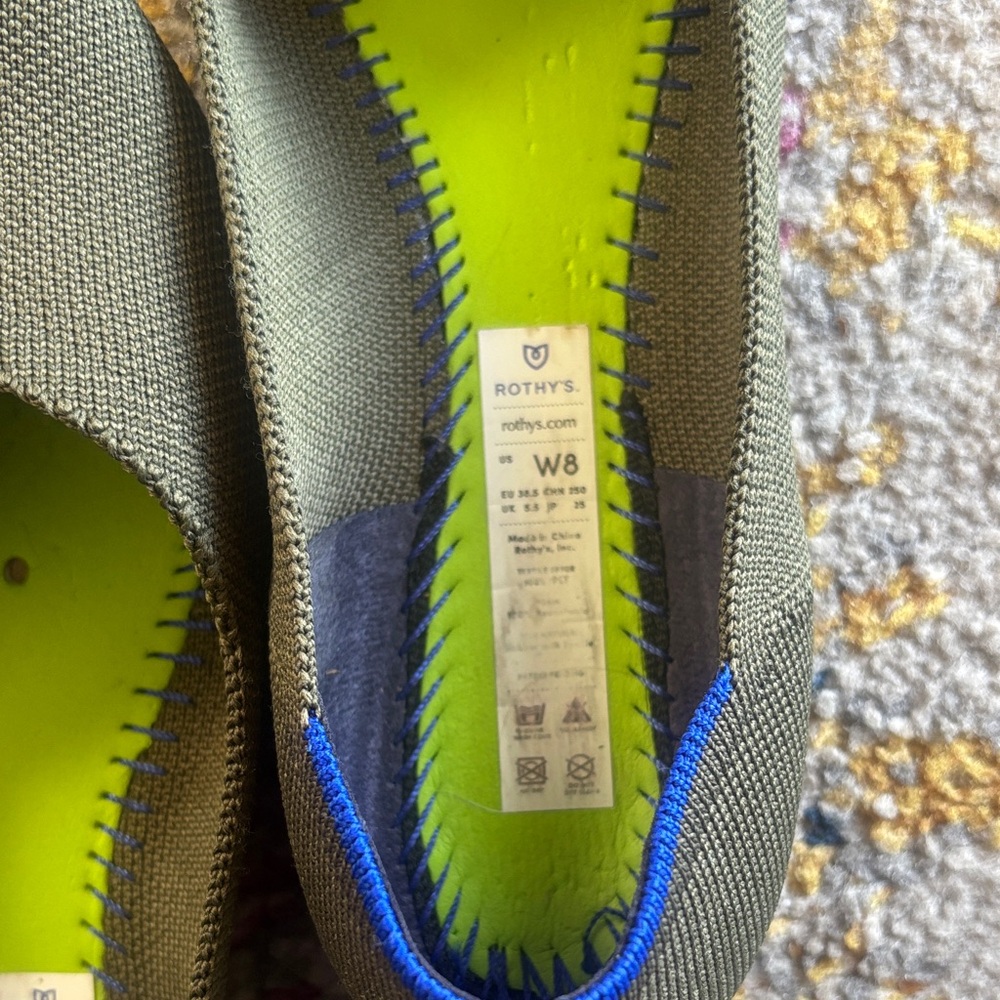 Rothy's Women's Olive Green Flats - Picture 4 of 4